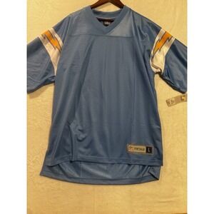 NWT  NFL Pro Line Vintage Los Angeles Chargers Blank Blue Football Jersey Large